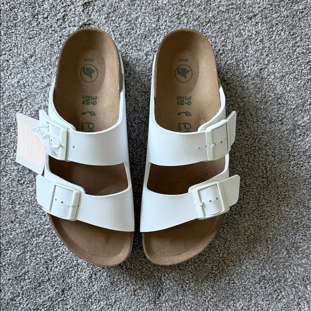 White Women’s Platform Sandals - Picture 2 of 4